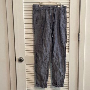 Lord and Taylor Blue Linen Pants - S